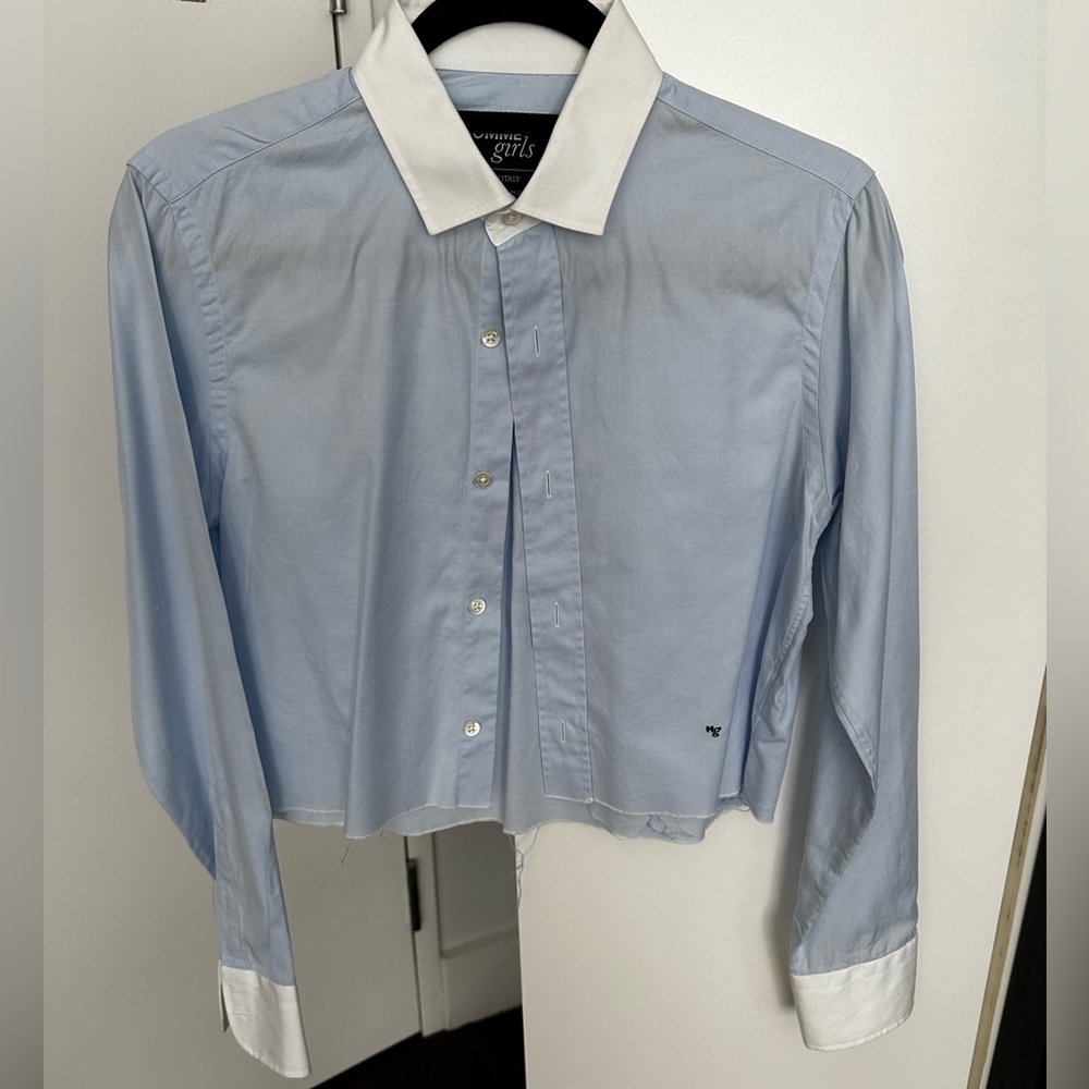Homme Girls cropped shirt